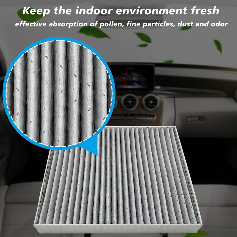 Capume Cabin Air Filter JM040 Fit for Camry 2020 2021 2022 23 24 2025 Corolla,Prius Prime,RAV4,Sienna,Venza,Avalon, UX200,RX350,RX450h,NX250, NX350,ES350,Ascent,Crosstrek, Impreza,Legacy,Outback,CX-9 - Image 3
